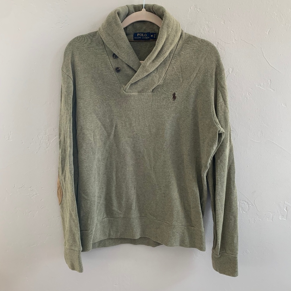 Ralph Lauren Polo Green Pullover Sweater M